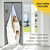 Reversible Left Right Side Opening Magnetic Screen Door for 60 x 80 in French Door, Screen Itself Size: 62" x 81", Glass Sliding Door Heavy Duty Screen Door Mesh Curtain for Front Patio Or Large Door