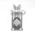 3in Stainless Steel Sliding Gate Wheels V Groove Track Roller Heavy Duty Pulley Smooth Rolling Double Bearing Plate Caster V-Shaped Bracket Roller for V Track Rail, Rolling Driveway Gate
