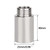 Fitvell Stainless Steel Pipe Fitting Shower Arm Extension 40mm Length G 1/2 Male to G 1/2 Female BSP Thread Shower Head Extender (pack of 2)