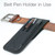 diodrio Belt Pen Holder Pouch, Pencil Holder Case Holster for Belt, Black