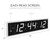 Ivation Oversized Digital Wall Clock with Large LED Display, 24" White