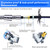 CWPW High Pressure filtered Shower Head Hydro Jet Handheld Turbo Fan Shower