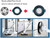 Michao Spin Mop Bucket Deluxe 360 Spinning Floor Cleaning System