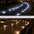AGPTEK Solar Driveway Light Outdoor 1 Pack, 2 Color Modes LED Deck Dock