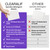 CLEARALIF Laundry Detergent Sheets 80 Sheets (Up to 160 Loads), Lavender - Great For Apartments, Dorms,Eco Friendly