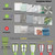 Adhesive Handheld Shower Head Holder - Wall Mount - 5 Angle Adjustable