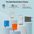 Levven 3-Way Dimmer Wireless Switch Kit - Decorator-Style Switch, Wireless Power Control Kit