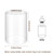 Licperron Clear Glass Replacement Shade 1 Pack, High Transmittance Cylinder Glass Lampshade Covers for Vanity lighting Fixtures Table Lamp Floor Lamp Chandelier Pendant Light