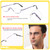 KoKoBin Half Reading Glasses 4 Pairs Metal Frame 1.50
