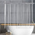 YISURE Clawfoot Tub Clear Short Length 60 Inch Curtain Liner with Weighted