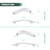 Phamyor Interior Door Grab Handle Inserts Cover Trim for 2011-2018 Jeep Wrangler JK JKU Sports Sahara Rubicon & Unlimited, Replace OE 1RC72JAHAD 1RC72JAHAE, Left & Right, Silver