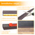 Floor Rubber Transition Strip Self Adhesive Carpet to Tile Transition Strip Edging Trim Strip for Threshold Transitions with a Height Less Than 5 mm/0.2in (Coffee, 6.56FT)