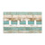 Rustic Farmhouse Light Switch Cover 4 Gang Wall Plate Quad Toggle Switch Plate Covers, Teal Beach House Wood Themed Decorative Light Switch Plates, 4.5 x 8.0 Inch