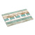 Rustic Farmhouse Light Switch Cover 4 Gang Wall Plate Quad Toggle Switch Plate Covers, Teal Beach House Wood Themed Decorative Light Switch Plates, 4.5 x 8.0 Inch