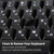 Hebrew Keyboard Stickers[5 in 1],Hebrew-English Keyboard Letter Replacement Sticker White Letter/Black Background,Matte Vinyl Alphabet Sticker for Computer Laptop Notebook Desktop