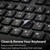 Arabic Keyboard Stickers[5 in 1],Arabic-English Keyboard Letter Replacement Sticker with White Letter/Black Background,Matte Vinyl Alphabet Sticker for Computer Laptop Notebook Desktop