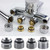 Brass Faucet Adapter, Male Thread Bathroom Tap Aerator Connector for Sink Faucet Water Purifier Adapter Aerator (M20 X G1/2")