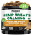 Hemp Calming Chews for Dogs with Anxiety and Stress - 120 Soft Dog Calming Treats - Storms, Barking, Separation - Valerian Root - L-Tryptophan - Chamomile - Hemp Oil (Duck)