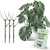 Twigs GA Stackable Plant Support Stakes, Moonstone, 3-Pack, 17" L
