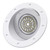 Leisure LED RV Exterior Round Flood Porch Utility Light - White 12v 1100 Lumen Lighting Fixture Replacement Lighting for Weekend Warrior RVs, Trailers, Campers, 5th Wheels (White)