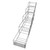 Rattleware 5 Slot Stainless Steel Syrup Bottle Rack Coffee Bar Organizer