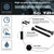 1/4" x 1" Hex Head Lag Screws Bolts 10Pcs 304 Stainless Steel 18-8, Partial Thread, Hexagon Head Wood Screws Black Oxide by SG TZH
