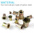 Trivd Frol 520PCS SAE & Metric Rivet Nut Kit, 6-32 to 3/8-16, M3 to M10