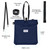 Urine Drainage Bag Holder with Catheter Pipe Cover, Adjustable Strap, Secure & Discreet, Easy Access, 2000ml - Blue