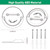 Shower Curtain Rod Holder for Wall,No-Drill Self-Adhesive Tension Rod Holder,Fits Shower Rod Under 1.97 Inches In Diameter,Holds up to 80 Pounds,Clear-ABS (Transparent - 4 Pack 2.6")