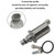 nanshaolin 8-98043-686-0 Fuel Pressure Regulator 98043686 Suction Control valve SCV Overhaul kit fits Isuzu NPR NQR NRR 2004-2006 4HK1 5.2L Common Rail Engine (8-98043-686-0, SCV valve kit)