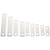 Bus Bar Copper Flat Bar Red Pure Copper Nickel Plating for Lithium Battery 3.2V 50Ah 100Ah 280Ah LiFePO4 Cells Busbar Connector Pitch Row 3.34" 8PCS BusBars