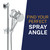 HammerHead Metal Shower Slide Bar Set with Handheld Shower Head and Hose