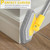 Lalafancy Baseboard Cleaner Tool with Handle 3 Reusable Cleaning Brush Pads