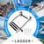 4 Step Stainless Steel Telescopic Boat Ladder, Side Mount Telescoping Stepladder with Anti-Slip Steps & Self-Lock Mechanism, Corrosion Resistant Boarding Ladder for Yacht, Fishing Boat (8581S4)