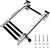 4 Step Stainless Steel Telescopic Boat Ladder, Side Mount Telescoping Stepladder with Anti-Slip Steps & Self-Lock Mechanism, Corrosion Resistant Boarding Ladder for Yacht, Fishing Boat (8581S4)