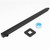 HarJue Shower Arm, Rain Shower Head Extension Extender, With Flange and Teflon Tape, Made of Thicken Stainless Steel for Bathroom Rainfall Shower (20 Inch, Matte Black)