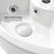 Davivy 18" x 13" Corner Bathroom Sink with Pop Up Drain and Installation Kit,Wall Mount Corner Sink,Ceramic Vessel Sink,Small Corner Sink,White Vessel Sinks,Small Vessel Sink for Bathrooms
