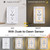 Multi Plug Wall Outlet Night Light, POWRUI 6 Outlet Extender & 3 USB Ports