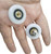 GDQLCNXB Shower Door Rollers Runners Wheels Replacement Part Bathroom Glass Door Runner Sliding Shower Door Roller Wheel 25mm x 5mm 4 Sets