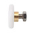 GDQLCNXB Shower Door Rollers Runners Wheels Replacement Part Bathroom Glass Door Runner Sliding Shower Door Roller Wheel 25mm x 5mm 4 Sets