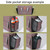 CAMPINGMOON Camping Stove Carry Case for Coleman 2-burner Stove Canvas CM-B Pockets for Gas Fuel