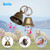 VNAKER Goat Collars with Bells 10 Pack, Adjustable Sheep Goat Collar Nylon Material with Brass Bell, Loud Bell Anti-Lost for Small Farms
