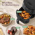 Cosori Lite 2.1 Qt Small Air Fryer, Max 400°F, 4-in-1, 97% less oil, Gray