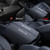 XITER with Rogue Logo 1PC Leather Center Console Armrest Cover with Side Pockets for Nissan Rogue 2021 2022 2023 2024 2025 2026 Accessories(Black Stitches)