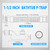 Low Profile 1 1/2 P Trap, Flexible Bathtub Shower Drain Pipe, Flat P Trap Freestanding Tub Drain for Bath