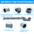 Low Profile 1 1/2 P Trap, Flexible Bathtub Shower Drain Pipe, Flat P Trap Freestanding Tub Drain for Bath