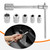 NACHEE Folding Mini T-Handle Socket Set 1/4'' Drive Tool Kit for Motorcycle ATV UTV, (007)