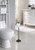 SunnyPoint Deluxe Free Standing Heavy Weighted Toilet Tissue Paper Roll Holder Stand (Black Nickel)