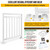Epcee 2pcs 1.5" Aluminum Deck Post Base Cover, Skirt, Handrail, Stair, Porch, Railing Base Brackets Covers (White)