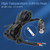12V/24V Thermoelectric Cooler Power Cord for Coleman, 8FT w/Fuse End